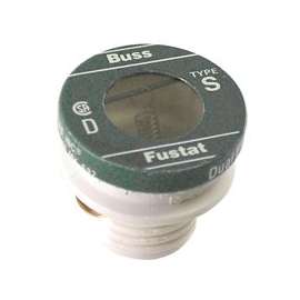 Bussman BP/S-8 Time-Delay Plug Fuse, 8 A, 125 V, 10 kA IR