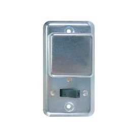 Bussman BP/SSU Box Cover Unit, 15 A, 2-1/4 in Handy Box, 1/2-hp, Receptacle Fuse Holder Single, 125 VAC, Gray