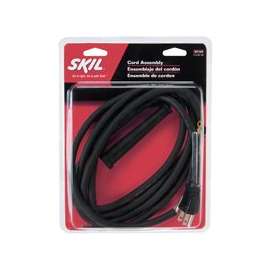 SKIL 95104L Heavy-Duty Wormdrive Cord Assembly, 120 V, 15 A, 8 ft Cord, Rubber