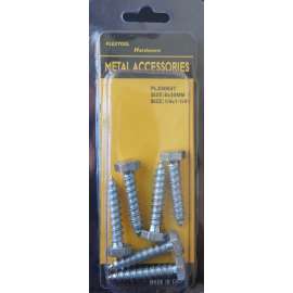 Plextool Bolts Hexagon 1/4x1-1/4", 6pcs - 24 in Box (PLX00647)