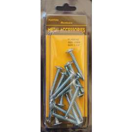 Plextool Seld Drilling Washer Head Phillips Metal Screws, 1-1/4", 12pcs/PK, 24 PK/Box, Total 288pcs (PLX00742)