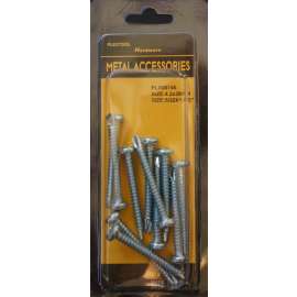 Plextool Self Drilling Round Head Phillips Screws 5/32 x 1-1/2" 11pcs/PK, 24 PK/Box, Total 264pcs (PLX00746)