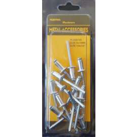 Plextool Rivets, 1/4x3/8", 14pcs/PK, 24 PK/BOX, Total 336pcs (PLX00725)