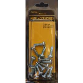 Plextool Self Drilling Round Head Phillips Screws, 3/16 x 5/8", 14pcs/PK, 24 PK/Box, Total 336pcs (PLX00748)