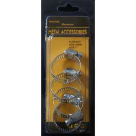 Plextool Hose Clamp, 1", 4pcs/PK, 24 PK/BOX, Total 96pcs (PLX00813)