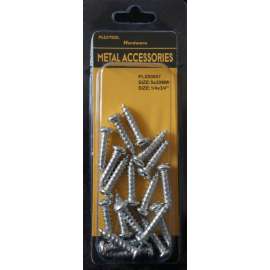 Plextool Pan Head - Phillips Screws, 1/4x3/4", 19pcs/PK, 24 PK/Box, Total 456pcs (PLX00807)