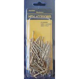 Plextool Round Head Nails 1/16x1", 82pcs/PK, 24 PK/BOX, Total 1968pcs (PLX00658)