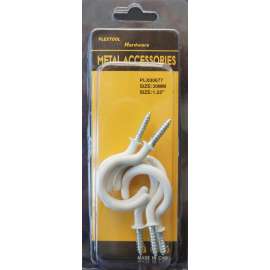 Plextool Plastic Hook Screw 1.25", 5pcs/PK, 24 PK/Box, Total 120pcs (PLX00677)