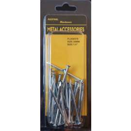 Plextool Finishing Nails for Wood, 1.5", 35pcs/PK, 24 PK/BOX, Total 840pcs (PLX00578)