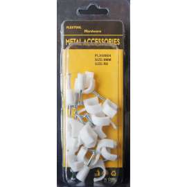 Plextool Cable Clip with Steel Nail Size R9, 19pcs - 24 in bag456pcs (PLX00604)