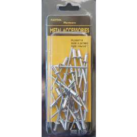 Plextool Rivets, 1/8x1/4", 30pcs - 24 per box (PLX00718)