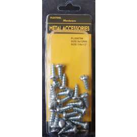 Plextool Pan Head - Combination Screws, 1/4x1/2", 23pcs/PK, 24 PK/Box, Total 552pcs (PLX00794)