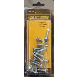 Plextool Seld Drilling Washer Head Metal Screws, 3/4", 16pcs - 24 per Box (PLX00740)