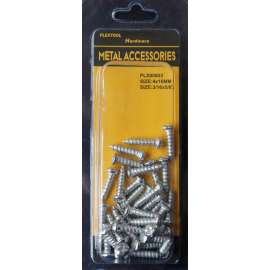 Plextool Pan Head - Phillips Screws, 3/16x5/8", 35pcs/PK, 24 PK/Box, Total 840pcs (PLX00803)
