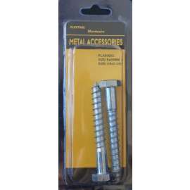 Plextool Bolts Hexagon 3/8x2-3/8", 2pcs - 24 in box48pcs (PLX00653)