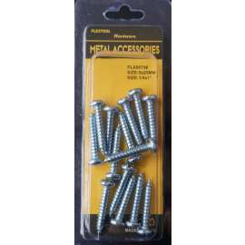 Plextool Pan Head - Combination Screws, 1/4x1", 14pcs/PK, 24 PK/Box, Total 336pcs (PLX00796)