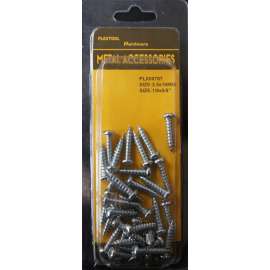 Plextool Pan Head - Combination Screws, 1/8x5/8", 32pcs/PK, 24 PK/Box, Total 768pcs (PLX00787)