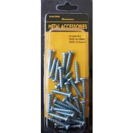 Plextool Pan Head - Combination Screws, 3/16x3/4", 26pcs/PK, 24 PK/Box, Total 624pcs (PLX00791)