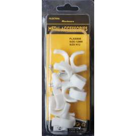 Plextool Cable Clip with Steel Nail Size R12, 12pcs - 24 in bag288pcs (PLX00606)