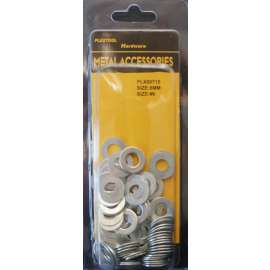 Plextool Flat Washers, 6, 78pcs/PK, 24 PK/Box, Total 1872pcs (PLX00715)