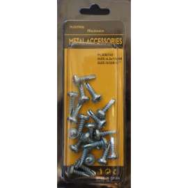 Plextool Self Drilling Round Head Screws, 5/32 x 1/2", 20pcs - 24 per Box (PLX00743)