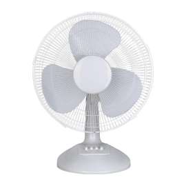 Plexon 16" Oscillating table Fan, Adjustable Tilt, 90 Degree Oscillating Head, 3 Fan Speeds, for Bedroom and Office, White
