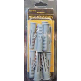 Plextool Plastic Anchors, 1.5", 12pcs/PK, 24 PK/Box, Total 288pcs (PLX00708)
