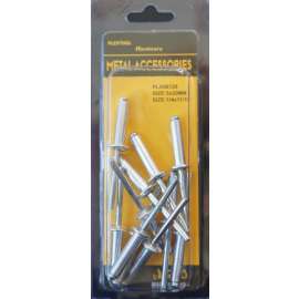 Plextool Rivets, 1/4x3/4", 11pcs/PK, 24 PK/BOX, Total 264pcs (PLX00728)