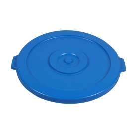 PLASTIC PRINCE Round Trash Can Lid Compatible with 44 Gallon Container, Blue