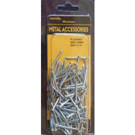 Plextool Steel Nails, Concrete and Brick, 0.75", 110pcs/PK, 24 PK/BOX, Total 240pcs (PLX00569)