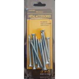 Plextool Self Drilling Phillips Flat Head for Metal Plate/Galvanized Sheet, 5/32 x 2", 10pcs/PK, 24 PK/Box, Total 240pcs (PLX00733)