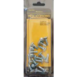 Plextool Self Drilling Phillips Flat Head for Metal Plate/Galvanized Sheet, 3/16 x 5/8" 18pcs/PK, 24 PK/Box, Total 432pcs (PLX00734)