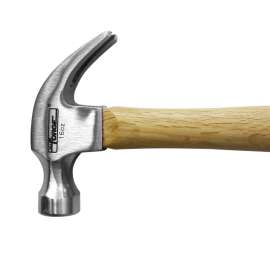16oz Carbon Steel Head Claw Hammer with Wood Handle