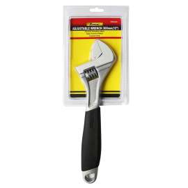 Non-slip 12" (300mm) CR-V Steel Satin Chrome Plated Spanners Adjustable Wrench, Adjustable open head, Suitable for all kinds of bolts.