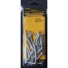 Plextool Pan Head - Phillips Screws, 3/16x1", 24pcs/PK, 24 PK/Box, Total 576pcs (PLX00805)