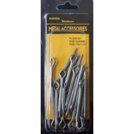 Plextool Cotter pins 1/8"X1-1/2", 28pcs/PK, 24 PK/Box, Total 672pcs (PLX00765)