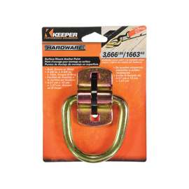 KEEPER 04529 Heavy-Duty Anchor Point Wire Ring, 4000 lb Load Capacity, 12000 lb Breaking Strength, Steel