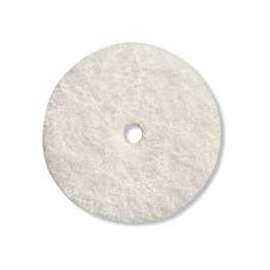DREMEL 414 Polishing Wheel, 1/2 in Dia, Felt Cloth, Yellow, For DERMEL 401 Mandrel