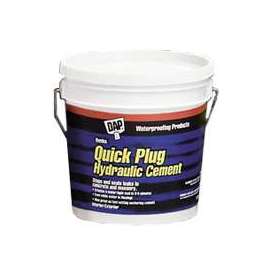 DAP Quick Plug 14090 Hydraulic and Anchoring Cement, Gray, 10 lb Pail
