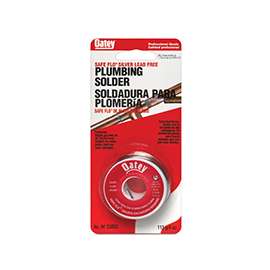Oatey Safe-Flo 53062 Wire Solder, Gray/Silver, 1/4 lb Carded