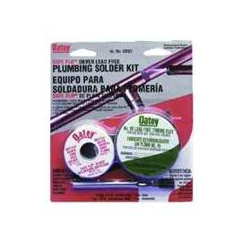 Safe-Flo 50683 Wire Solder Kit, 0.25 lb Carded, Solid, Silver Gray
