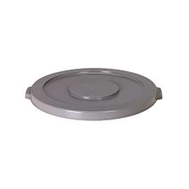 Continental Commercial Huskee 1002GY Receptacle Lid, 10 gal, Round, Gray