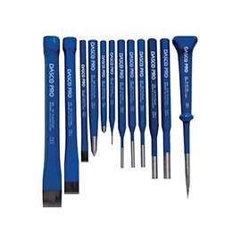 Dasco Pro 88 Punch and Chisel Kit, Steel, 12-Piece