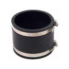 Fernco P1056-33 Pipe Coupling, 3 in, 3.981 in L, Black