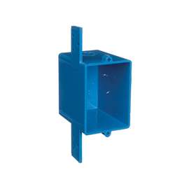 Carlon A58381D-CAR Outlet Box, Knockout Cable Entry, 3-Knockout, Bracket Mounting, PVC