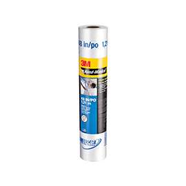 3M AMF48 Advanced Masking Film, 180 ft L, 48 in W, 0.4 mil Thick, Clear