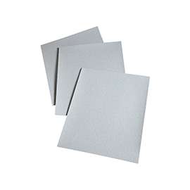 3M Tri-M-ite 02017 Paper Sheet, 100-Grit, Medium, Silicone Carbide, Black