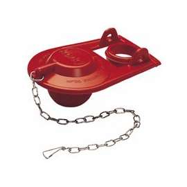 Korky 2000BP Toilet Flapper, Chlorazone Rubber, Red