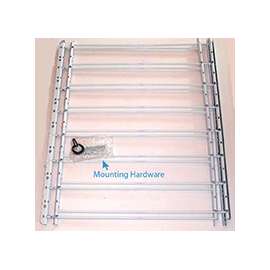 John Sterling 1130 Series 1138 Window Guard, 24 to 42 in W, 30 in H, 8-Bar, Steel, White