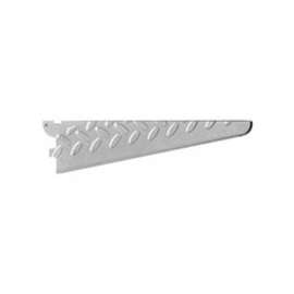 Knape & Vogt HEAVYWEIGHT 0202-14PM Shelf Bracket, Steel, Platinum